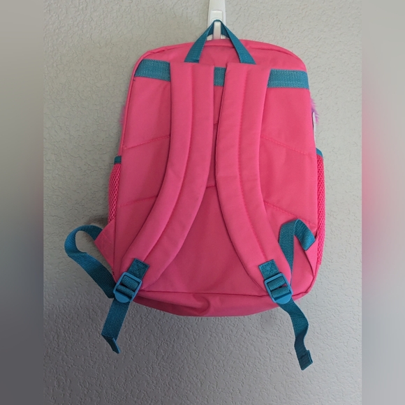 LLAMA Faux Fur Kids Backpack NWT - Picture 4 of 14